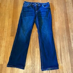 INC Denim international concepts Size 12 Women's Boot Leg Curvy Fit jeans